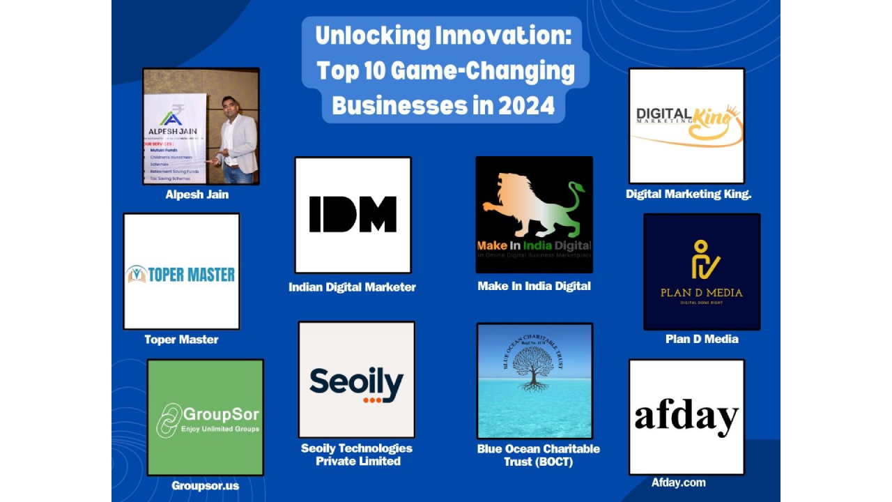 Unlocking Innovation: Top 10 Game-Changing Businesses in 2024